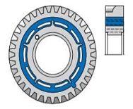 SIMRIT rubber damping decoupling gear